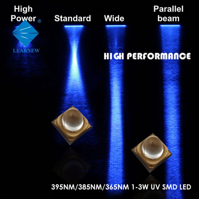 SGS 3W UV LED Çip 365nm 700mA Ultraviyole COB LED