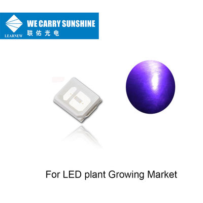 Uzun ömürlü UVA Led 395-405nm 150-200mW UV LED Çip, LED bitki Yetiştiriciliği için