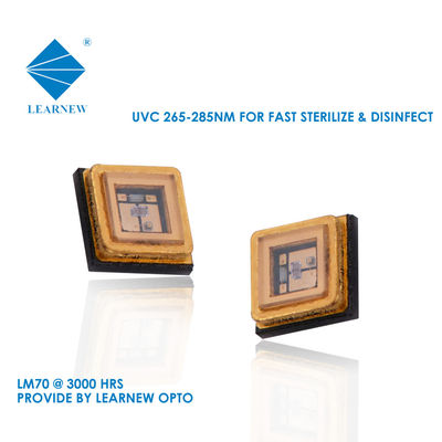 0.5W 3.5x3.5MM SMD UVC LED Chip ICU Hastane Sterilizasyon Hava Su Arıtma Cihazı