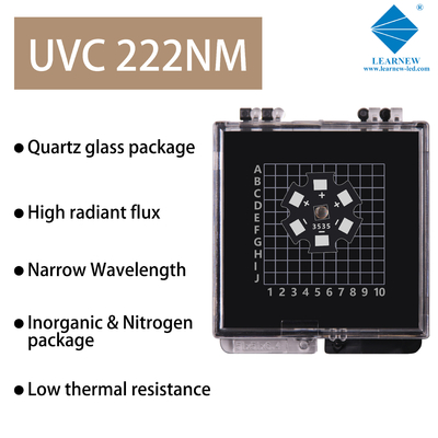 Yüksek Verimli Model ile 222nm 4040 1W 4.0x4.0mm SMD UVC LED Çip