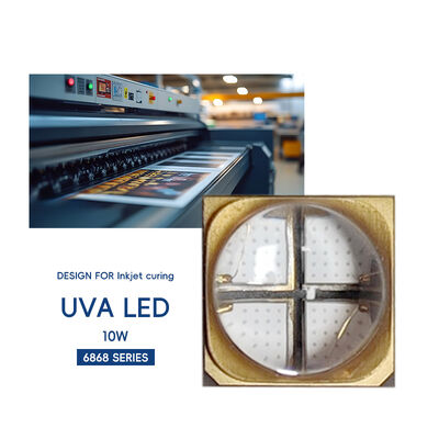 Yeni UV LED Lamp Bead UVA SMD6868 LED Çip R5.0MM 365nm 385nm 395nm 10W Fabrika Doğrudan 3D Yazıcı Bitkisi Büyüyen Dezenfeksiyon