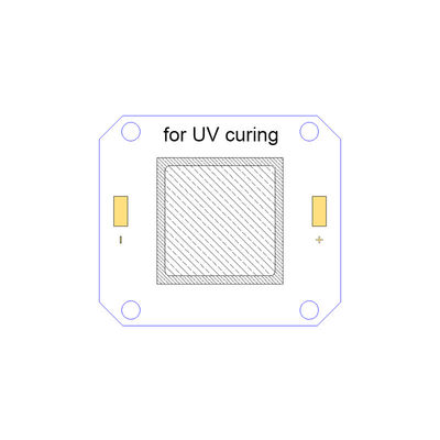 Yüksek Yoğunluklu Kürleme Sistemi UV LED 50W 385nm 18000-21000mW 4046