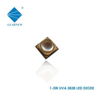 Kuvars Cam Lens 3W 3838 Yüksek Yoğunluklu Smd UVA Led Çip Yüksek Güç
