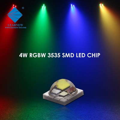 4W Yüksek Güçlü SMD3535 RGBW 350mA 620-630nm 520-530nm 460-470nm 3000K Sahne Işıkları ile