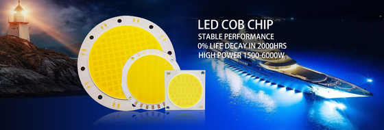 1500 2000W Flip LED Chips 2700K 6500K 35V 38V Dış Işıklandırma için