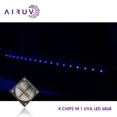 UV Kürleme için 10W 365nm 385nm 395nm 6-7V Uva 3W Led Cips