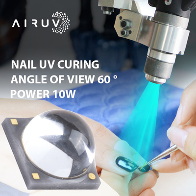 UV Kürleme için 10W 365nm 385nm 395nm 6-7V Uva 3W Led Cips