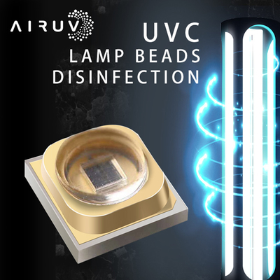 Yüksek Optik Güç UVA UVB LED Çip UVC 254nm Uv Led 270nm 280nm Mor 1W 3W