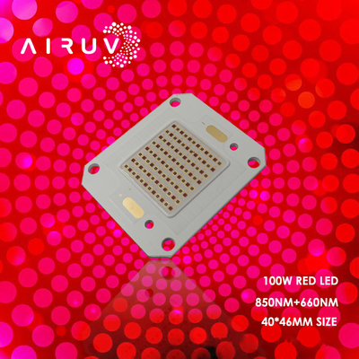 Shenzhen fabrikası 3535 4046 boyut 100w 660nm 150w HIGH POWER IR LED COB Çip Cilt Koruması Sanal Gerçeklik