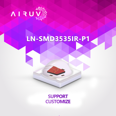 SMD 3535 Ir Led Chip 2w 1.7v 1.5v 1.3v 730nm-950nm Sanal Gerçeklik 3D Baskı için