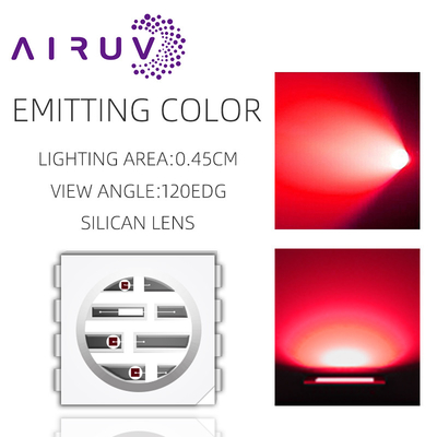 Toptan satış SMD5050UYFIR SERIES 0.5w LED Çip 585-595nm 840-850nm 80-100mW Kamera ve 3D baskı için Ücretsiz numune ile