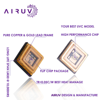 4046 3535 3838 UV LED Chips 20w 50w 100w Yüksek yoğunluk ve yoğunluklu LED COB