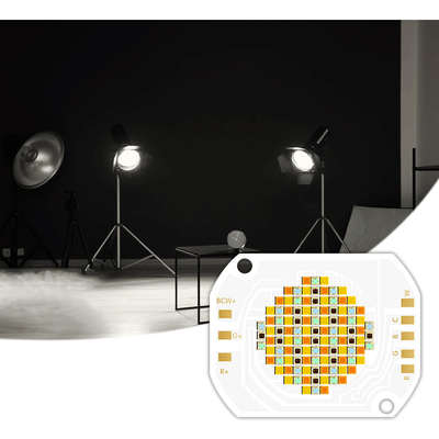 VF 45-48V ve 620nm/460nm/520nm/2700k/6500k Renk Seçenekleri ile Rgbcw Led Chip 350w