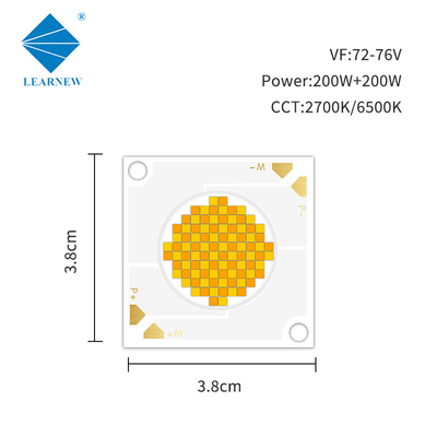 200W 200W COB LED Çip CRI95 Çift Renkli COB LED'ler ikili karartma CCT 2700K 6500K