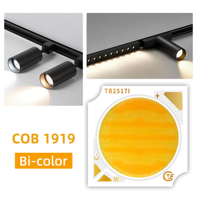 18W 24W 25W 30W Bi Renkli COB LED 1919 Serisi tam boyutu 19x19MM ve CCT 2800K/6500K ile