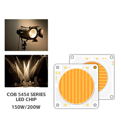 5454 Hafifletilebilir 200w 150w Cob Led Chip Çift Renkli Sıcaklık 2700k 6500k 51-53v 57-60v