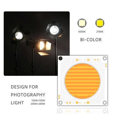 5454 Hafifletilebilir 200w 150w Cob Led Chip Çift Renkli Sıcaklık 2700k 6500k 51-53v 57-60v