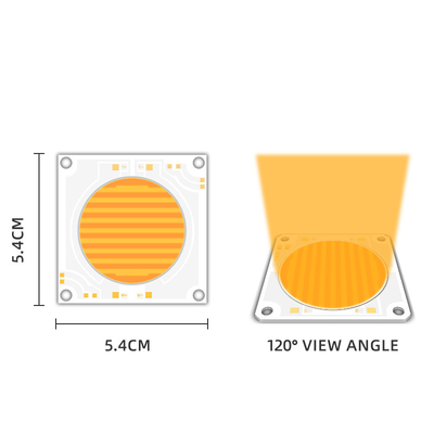 5454 Hafifletilebilir 200w 150w Cob Led Chip Çift Renkli Sıcaklık 2700k 6500k 51-53v 57-60v