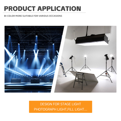 Bi Color 300W 6060 Yüksek Güçlü COB LED Çip Film Aydınlatması İçin Yüksek Çıkış
