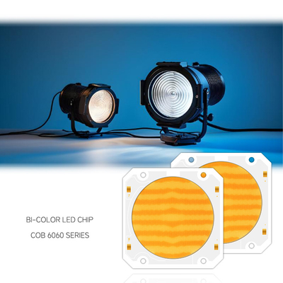 İki Renkli LED Çip 6060 300W*2 100-120Lm/W Çift CCT 2700K 6500K Video Işık için