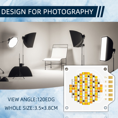 3538 250W Beş Renkli COB LED Çipleri 620nm/460nm/520nm/2700K/6500K CCT ve 24-26V