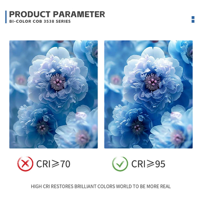 2700k 6500k Ayarlanabilir CCT LED COB 500W 200W Yüksek Güçlü Ra95 Ra97 COB Fotoğraf Lambası için LED Çip