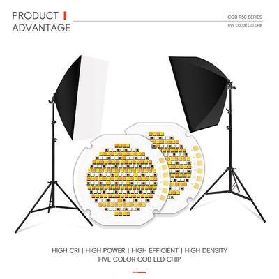 R50 SERIES Yüksek Güçlü Beş Renkli COB LED Çip 300W/700W Sıcak Beyaz Kırmızı Yeşil Mavi RGB UV IR Kızılötesi Büyüme Sel Işığı