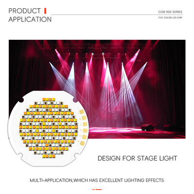 Özel Keramik SMD Led R50 Çip 2700K 6500K 300W-70W Özel Açı 30 60 90 120 Derece IF 1-4A VF 42-46V