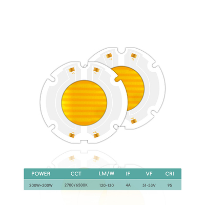 AC 51-53V 2700K-6500K Tam Spektrumlu LED Çip 200w AC COB LED Çip