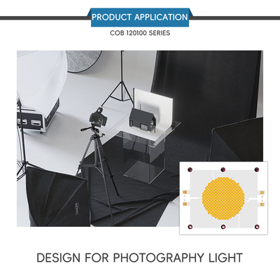 1200W Çift Renkli Yüksek Güçlü LED COB CCT Sıcak Beyaz 2700K Beyaz 6500K Fotoğraf Işık LED Çip