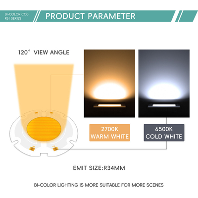 AC 51-53V 2700K-6500K Tam Spektrumlu LED Çip 200w AC COB LED Çip