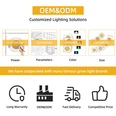 LED COB Çip 200W VF 45V LED Boncuklar DIY Tam Spektrum Özelleştirilebilir
