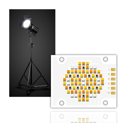 180W RGBCW COB Fotoğraf Işıkları için LED Çipleri 1 EMIT BÖLÜMÜ 32MM Yüksek CRI 95