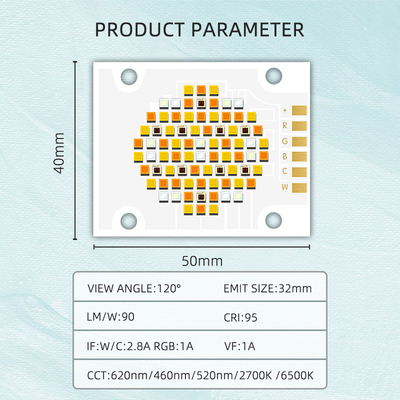4050 LED Çip 180W 6500K W/C 2.8A RGB 1A LM/W 90 VF 24V MOQ 5K PCS Fotoğraf Fenerleri 2.8A W/C ve 1A RGB ile