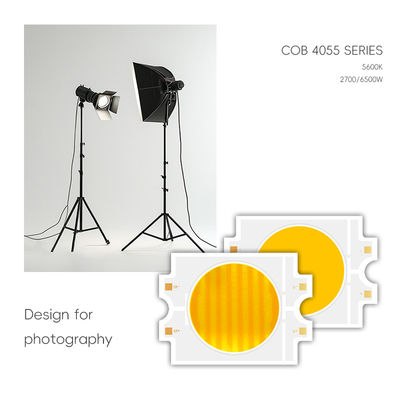 40x55mm COB Light Board LED Yüzey Işık Kaynağı Soğuk ve Sıcak Doğal Beyaz Mavi Kırmızı 75V 300W LED Çip