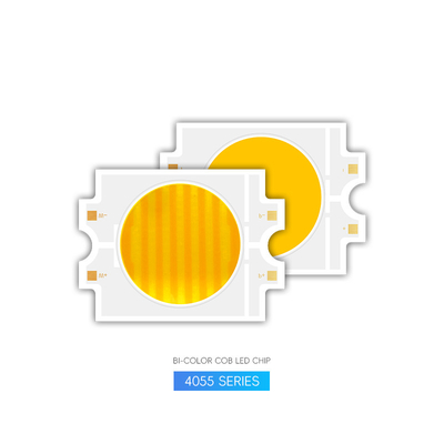 Çift Renkli Çip LED 4055 300W + 300W Sıcak + Soğuk Beyaz COB Çift Renkli