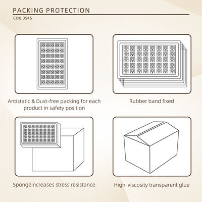 Fotoğraf Aydınlatması için 45-48V Giriş Voltajı ve 120° Görüş Açısına Sahip 350W RGBWW 5'i 1 Arada Renkli COB LED Çipi