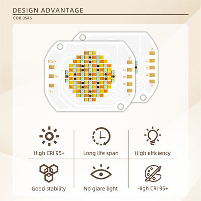350W COB LED Çipi 2700K-6500K RGBCW Tam Renkli Ayarlanabilir, Sahne ve Fotoğraf Işıkları için 120° Görüş Açısı