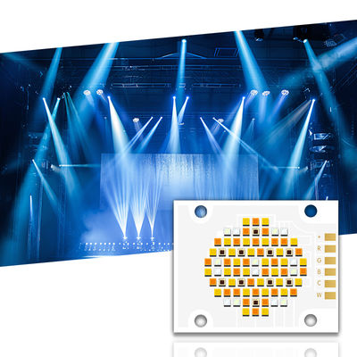 RGBWC Beş Renkli COB LED Çip 180W 300W, 21-24V Giriş Voltajı ve Fotoğraf Aydınlatması için 120° Görüş Açısı