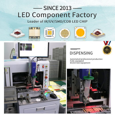 RGBWC Beş Renkli COB LED Çip 180W 300W, 21-24V Giriş Voltajı ve Fotoğraf Aydınlatması için 120° Görüş Açısı