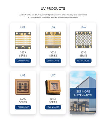 Derin UV LED Çipi 250-280nm 0.5W 1W 3W 5W Tıbbi ve Laboratuvar Ekipmanları ve Hava Su Sterilizasyonu için Seçenekler