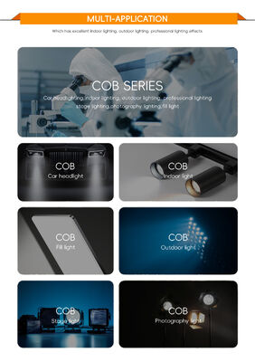 2100W 80-86V Yüksek Güçlü COB LED Çip, Sahne Stüdyosu Aydınlatması için 3 Yıllık Garanti