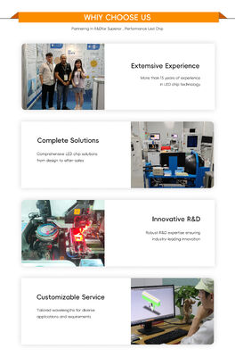 Toptan Yüksek Işık Verimliliği 300W+300W 5555 Çift Renkli Yüksek Güçlü COB LED Çipi Yüksek CRI 95 Beyaz COB Film Video Işığı için