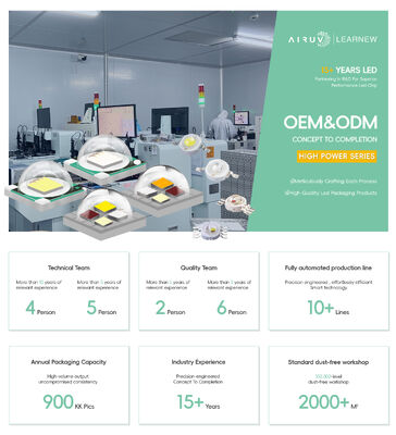 Yüksek Güçlü SMD5050 10W-18W DC6V/12V LED Diyot 2000LM 5.0*5.0mm 120 derece LED'ler Lamba Chips 2700k 3000k 4000k 5000k 6000k 6500k