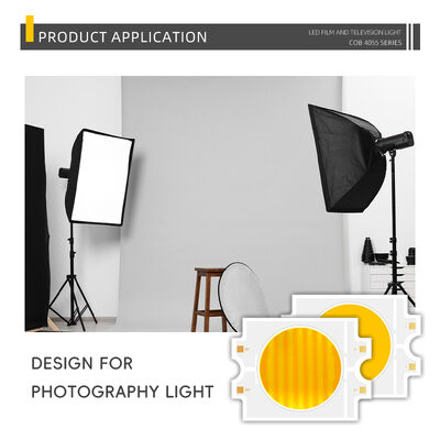 DIMMABLE 4055 COB LED CHIP BIKOLOR İki Renkli CCT CRI95 600W 2700-6500K 40000LM DOWNLIGHTS FOTOGRAPHIC LIGHTS COB CHIP