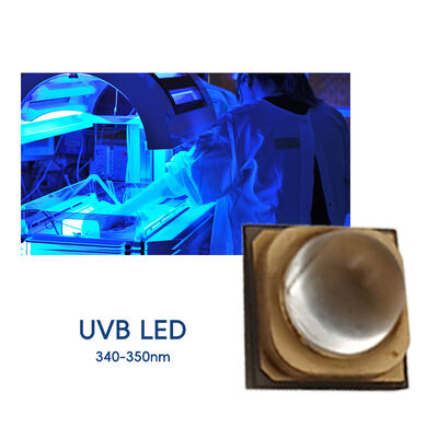 2W UVB 270-320nm Yüksek Güç SMD3535 200mA- 500mA 30-110mW Optik Güç Düz Lens Evcil Hayvanlar İçin D3 Vitamini