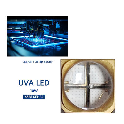 2025 Yeni Öğle Profesyonel Yüksek Güç UVA LED 10W SMD6868 365nm 385nm 395nm 6.0-7.0V Bitki Büyütme UV LED Işık UV Kürleme
