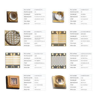 2025 Yeni Öğle Profesyonel Yüksek Güç UVA LED 10W SMD6868 365nm 385nm 395nm 6.0-7.0V Bitki Büyütme UV LED Işık UV Kürleme