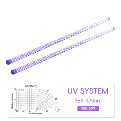 Yeni Ürünler LED UV Tüp 120W UV UVA Kürleme Tüpü 365nm 100W 1500mm AC Tüp IP20 Baskı LED UV En Son Teknoloji