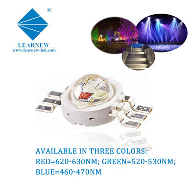Temiz Bakır Leadframe 3w Rgb Led Array Yüksek Güçlü Kırmızı Yeşil Mavi Led Chip Led Downlight ve Track Lighting için